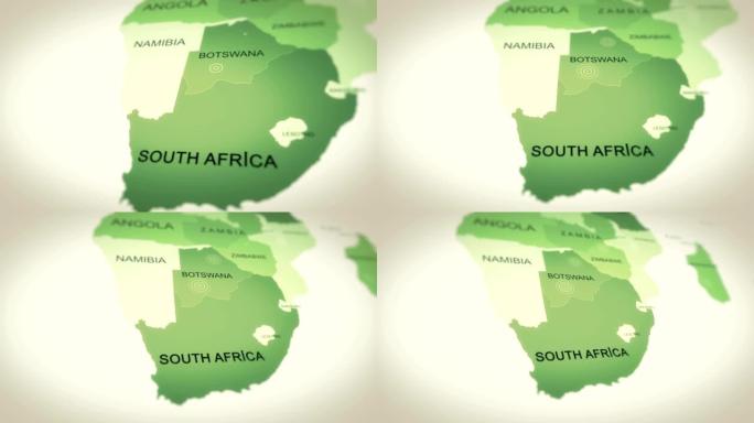 非洲地图地球全球地图绿色