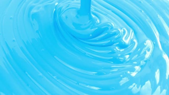 Light Blue Paint pouring