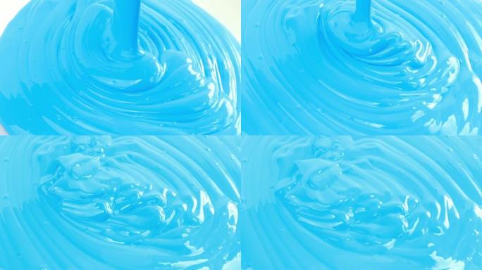 Light Blue Paint pouring