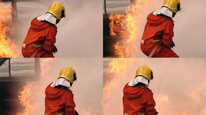 危险: 消防员致敬