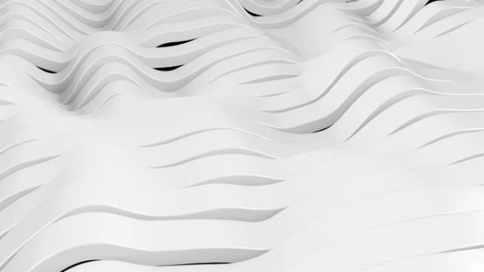 4k抽象移位的波浪形木板。