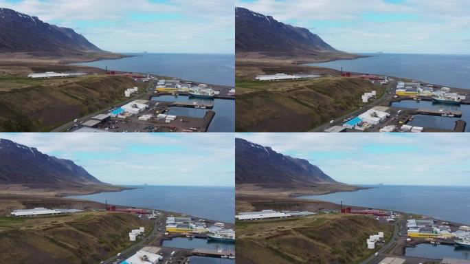 冰岛城市的鸟瞰图国外外国风光异国风情
