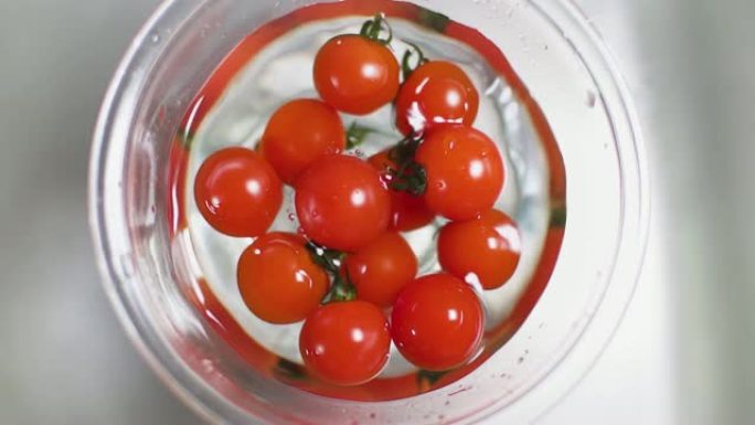 洗迷你西红柿圣女果清洗蔬果小番茄