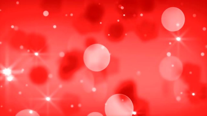 红色干净柔和闪光抽象背景 (可循环)