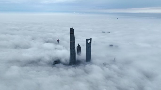 上海 陆家嘴 穿云 三件套 超高建筑
