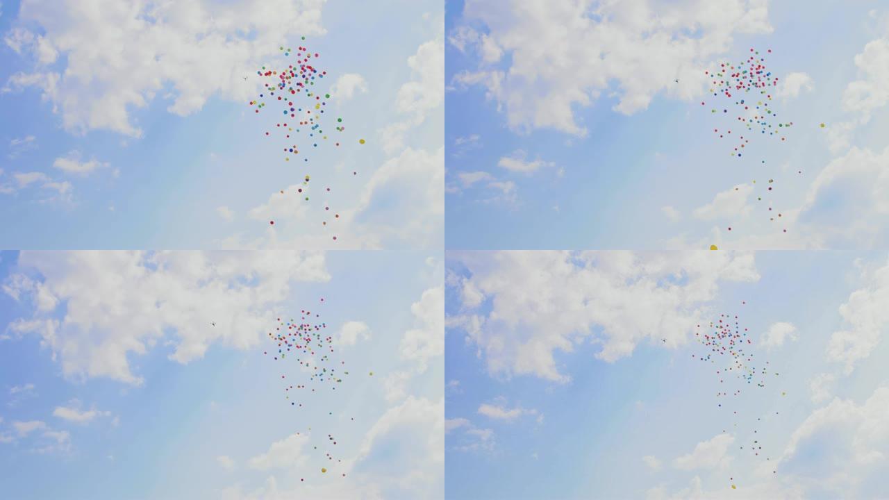 气球飞向天空气球飞向天空