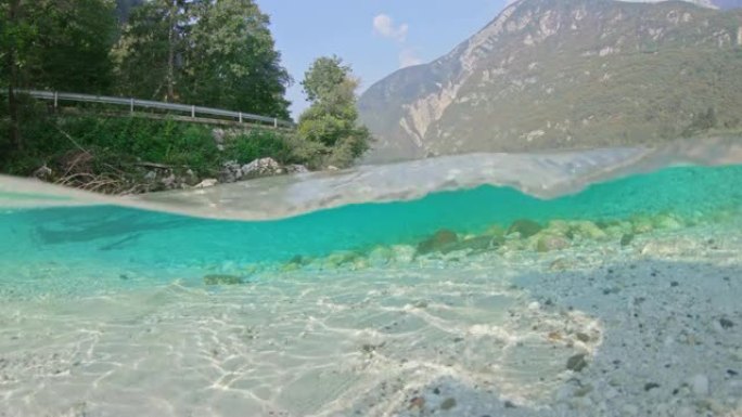 POV分裂了一条原始河流的水流