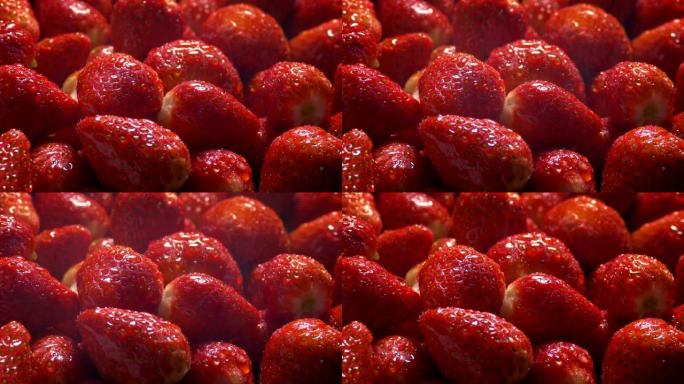喷水使草莓保持新鲜