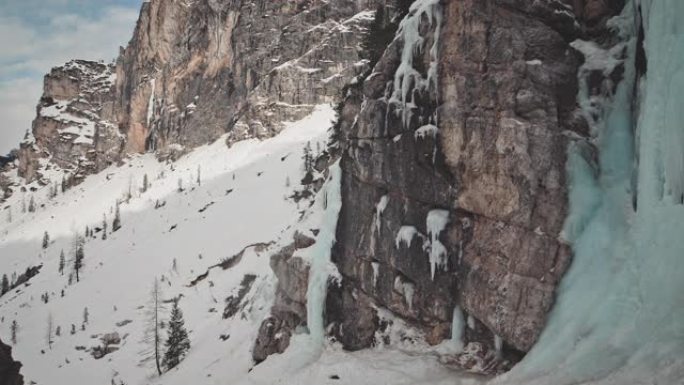 冰体雪林雪景雾凇