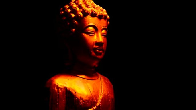 火光中的佛像取经佛教佛祖
