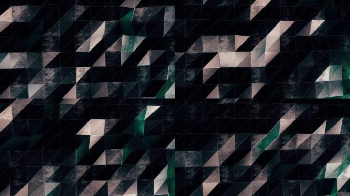 柔和色调的小三角形马赛克