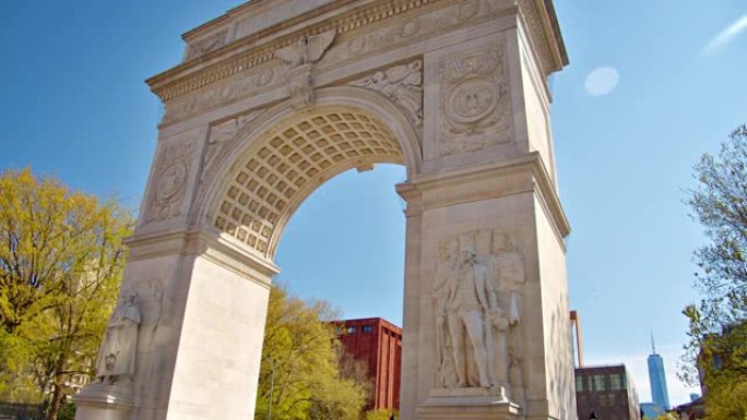 华盛顿广场拱门和公园