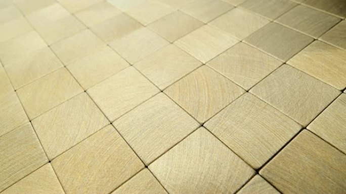 抽象正方形背景。木纹方砖