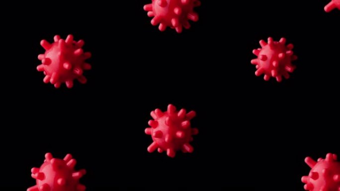 冠状病毒Covid19细胞动画。