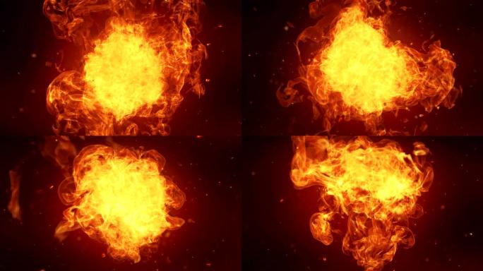 火灾爆炸到摄像机粒子特效游戏
