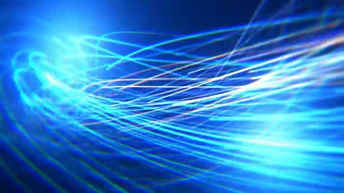 物联网物联网粒子光线线条背景