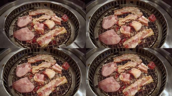 牛肉烤肉串套装素材