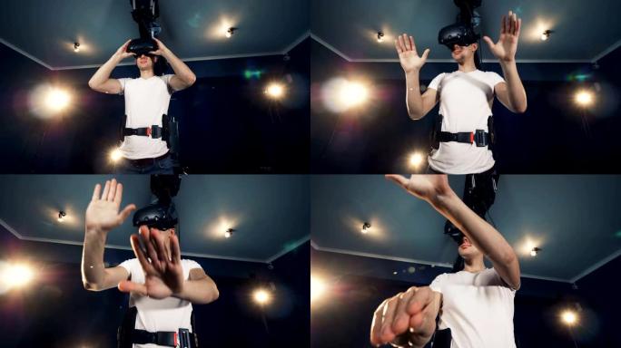 通过VR平台将年轻人浸入虚拟现实中