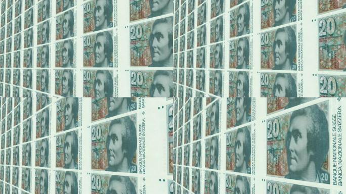 瑞士法郎瑞士纸币