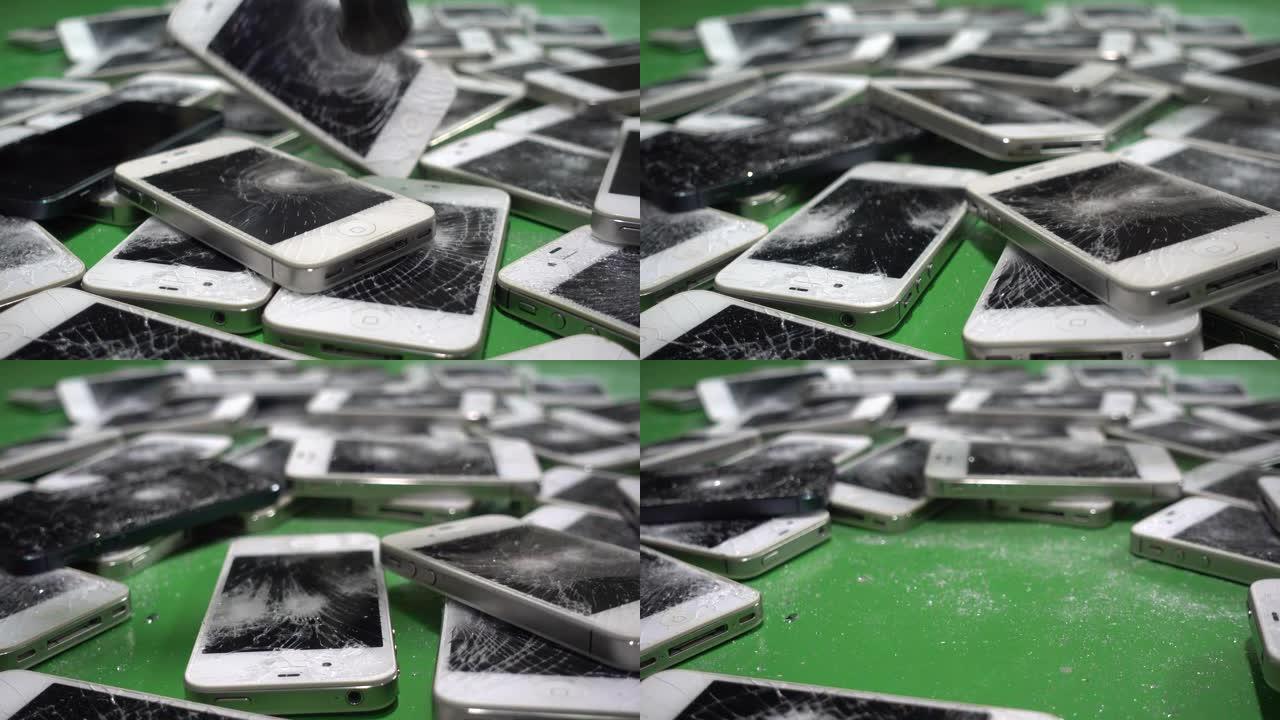 打破智能手机打破智能手机打碎破手机