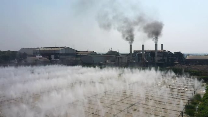 糖厂糖厂航拍工业园区环境污染