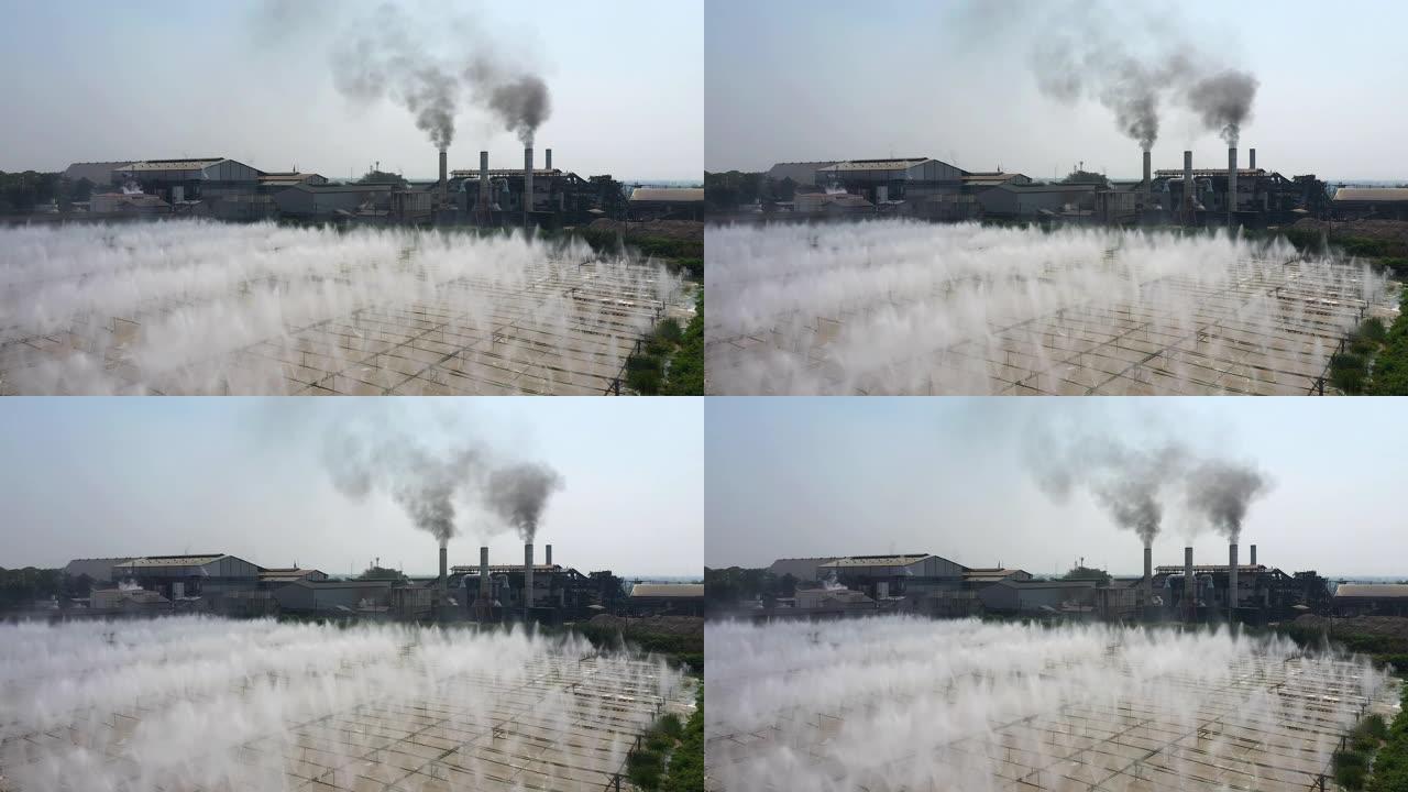 糖厂糖厂航拍工业园区环境污染