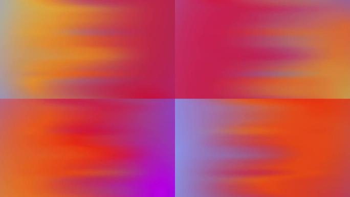 美丽的彩色霓虹灯渐变无缝。粉色、紫外线、蓝色、紫色平滑过渡。循环3d动画抽象运动设计背景
