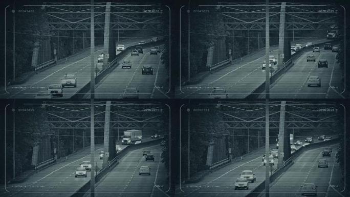 CCTV在大铁桥上的交通