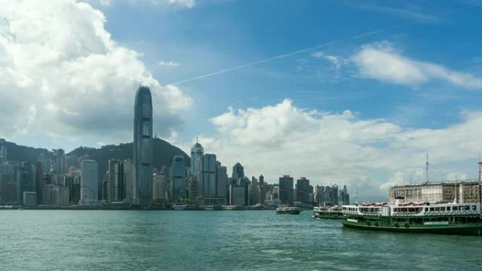 4k时光倒流香港太平山及天星码头城景