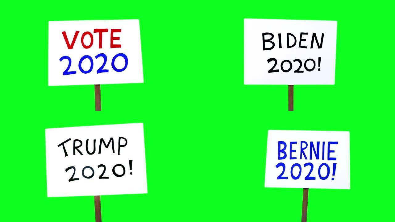 2020年选举标志-候选人和普选