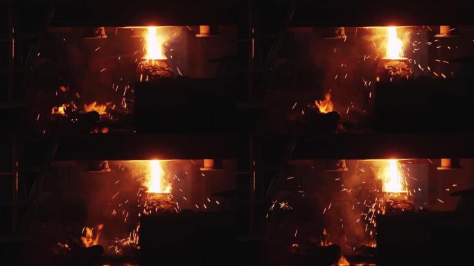 金属工业铸造厂。金属工业铸造厂钢铁火花
