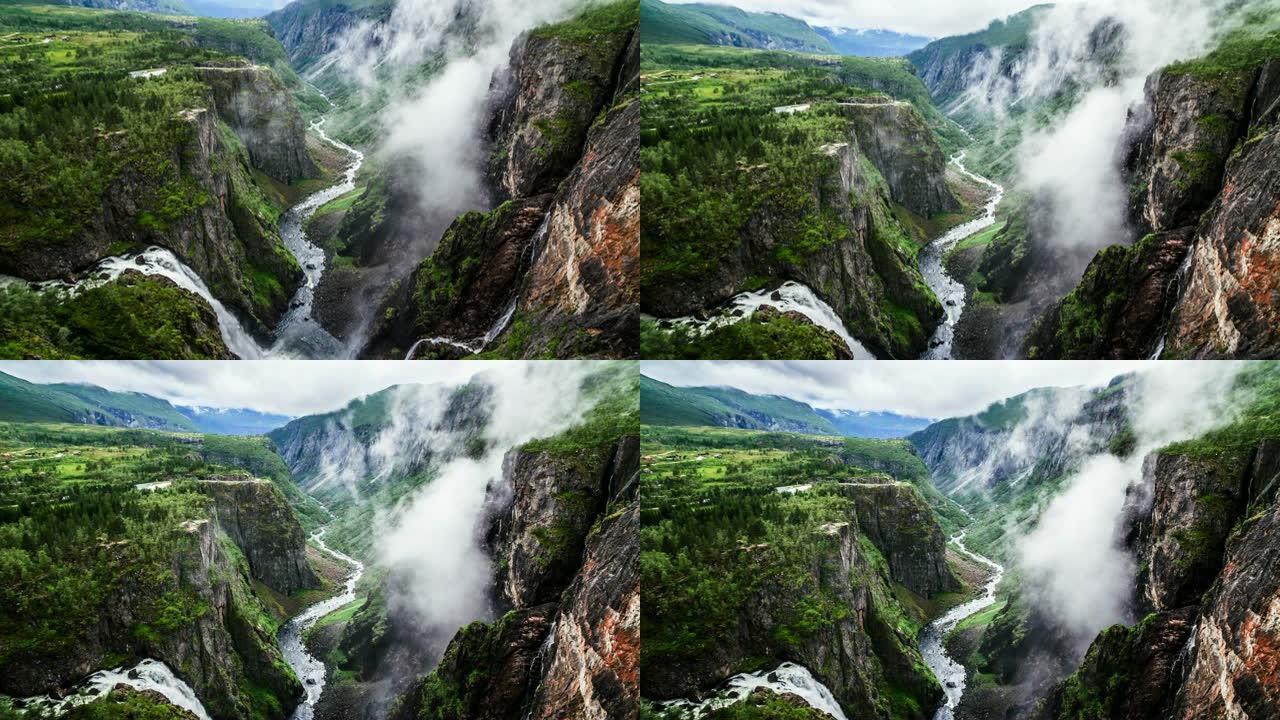 挪威的沃林福森瀑布