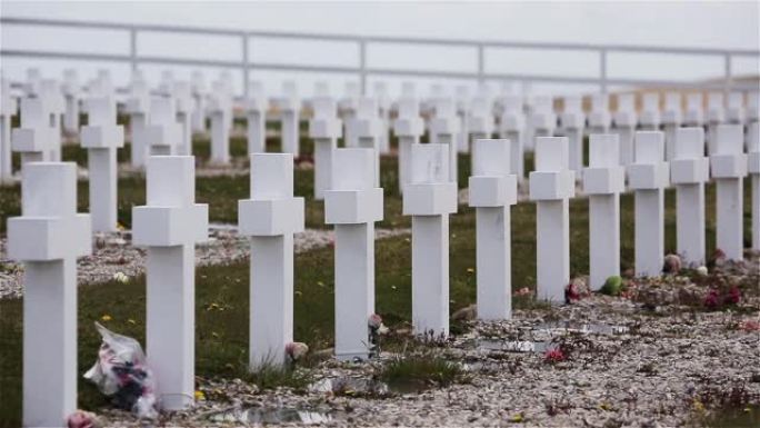 福克兰群岛(马尔维纳斯群岛)阿根廷军人公墓。
