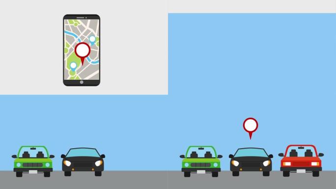 智能手机地图定位汽车运输