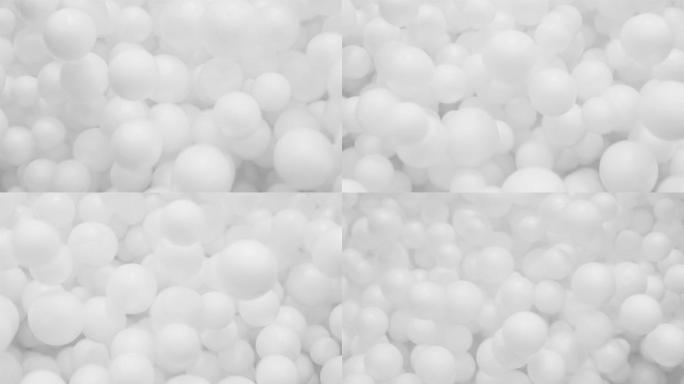 抽象纹理白球波。视觉创意视频素材海量大量