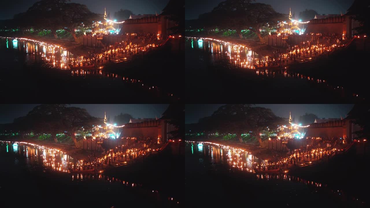 腊通传统节日灯火