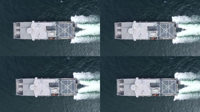 两栖运输船或海军战舰