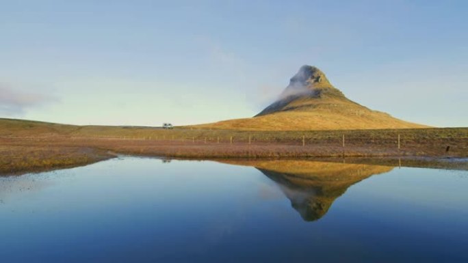 冰岛柯克朱费尔山风景名胜