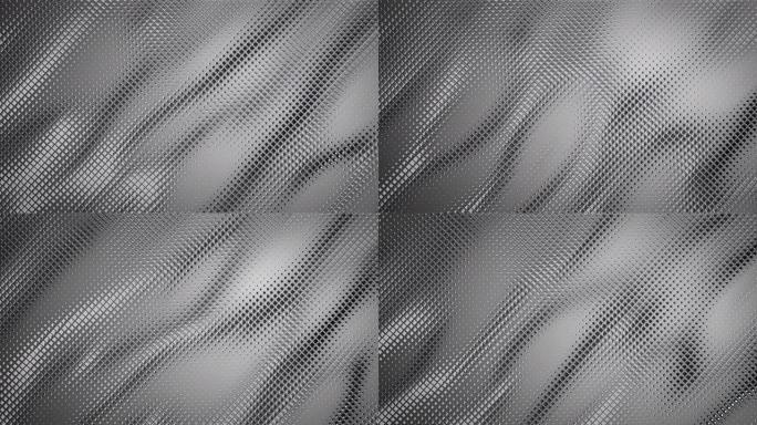 抽象网格背景 (银色/灰色)-循环