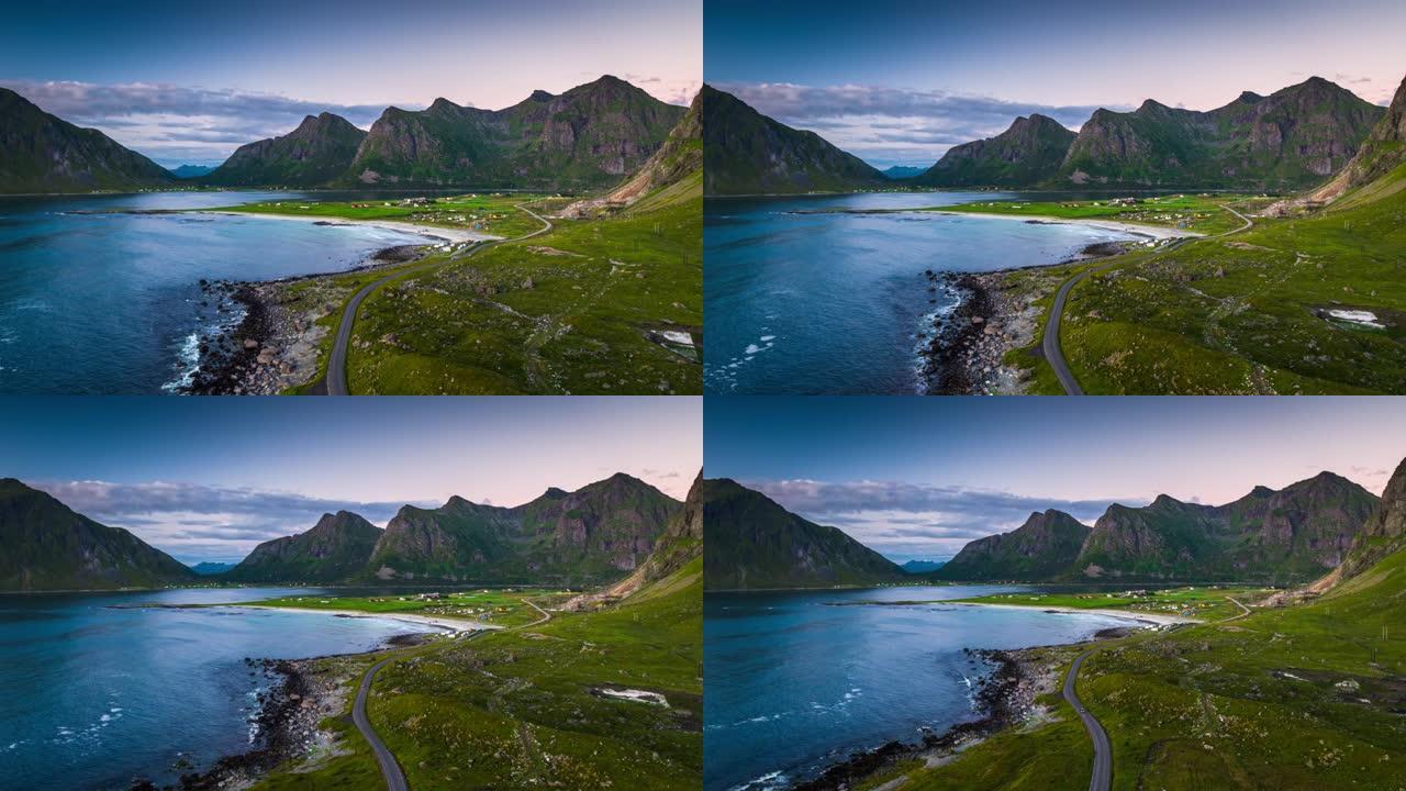 空中: 挪威北部的景观