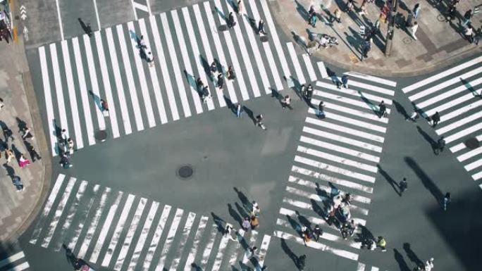 日本人过马路马路路人人行道