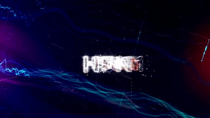 H5N1标题动画光效光线运动