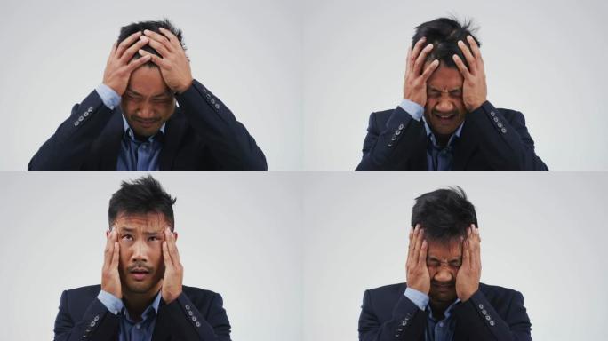 头痛随时可能发作焦虑精神压抑疾病