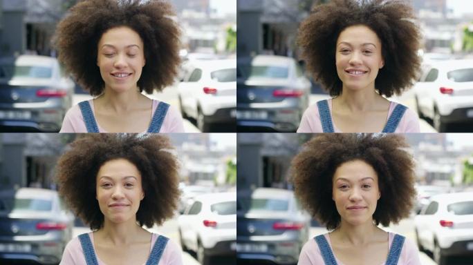 对我来说外国大卷发女孩