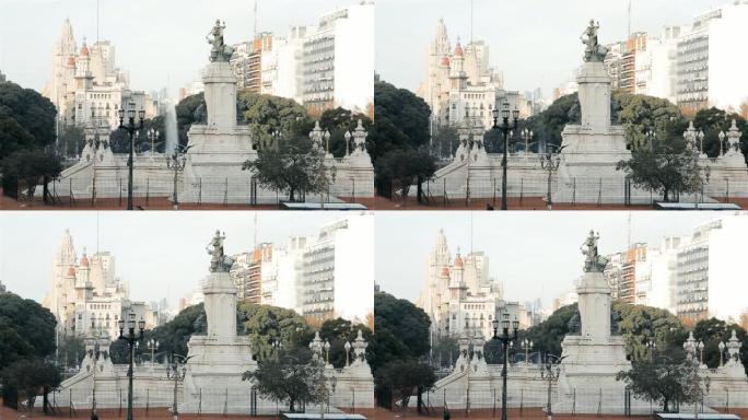 布宜诺斯艾利斯 (阿根廷) 的国会广场。