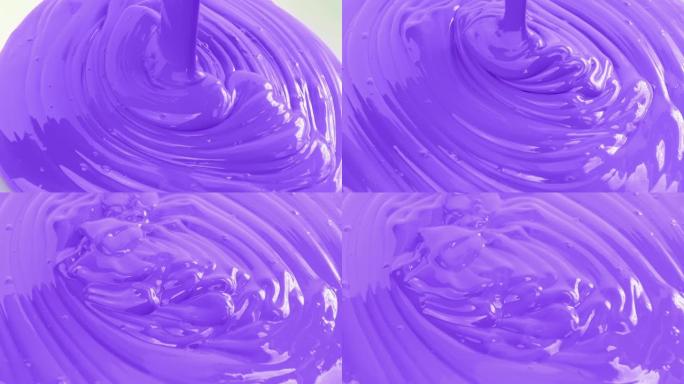 紫色油漆腐烂泥浆