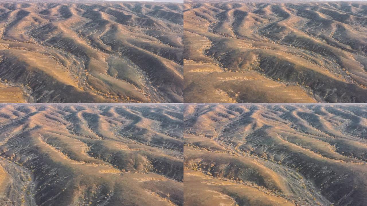 新疆鸟瞰图大气山河绿水青山山河大地