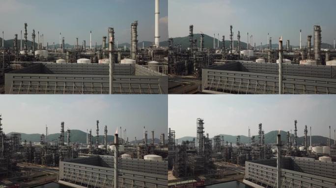 炼油厂发展航拍