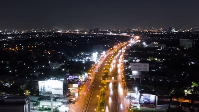 Hyperlapse: 夜间到城市的高速公路