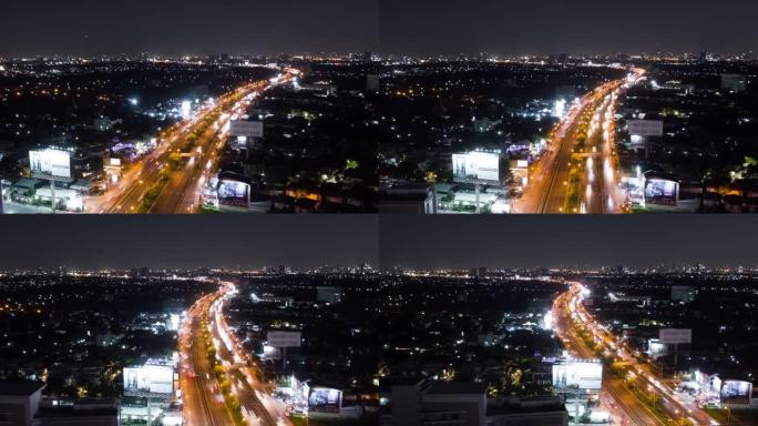Hyperlapse: 夜间到城市的高速公路